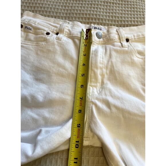 Polo Ralph Lauren Boy's The Sullivan Slim White Semi Stretch Jeans Size 18 - Picture 6 of 13